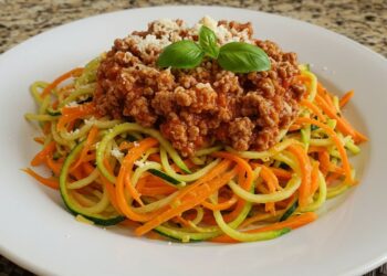 Receita fit: espaguete de cenoura e abobrinha perfeito para refeições leves