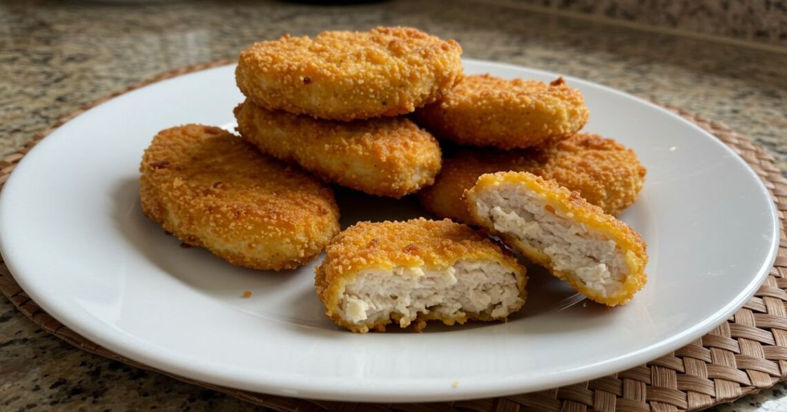 Nuggets caseiro crocante na airfryer: fácil e rápido