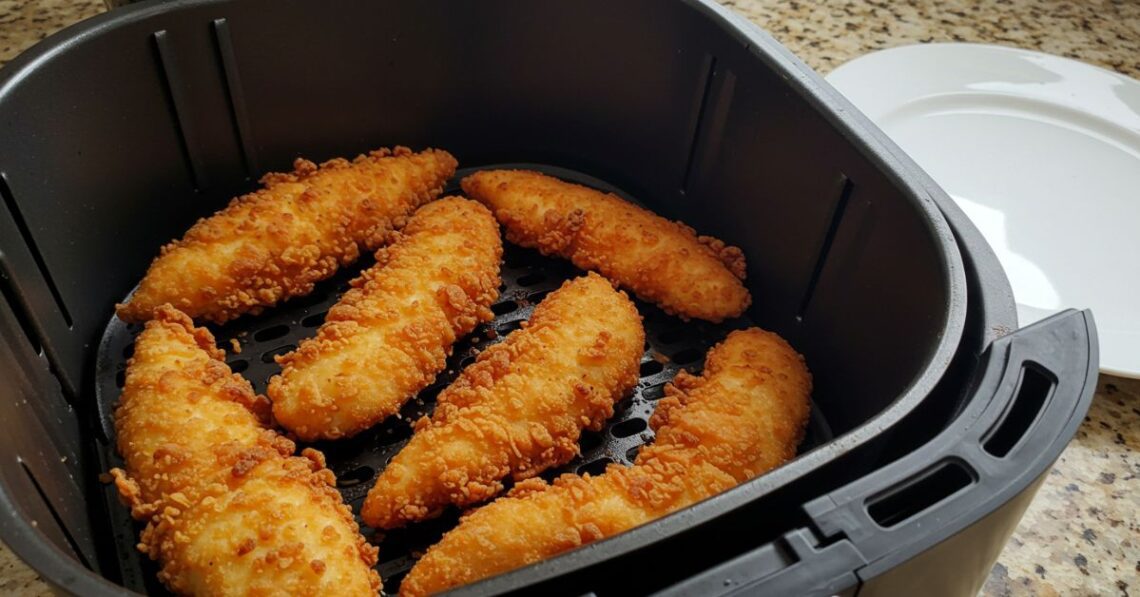 Sassami empanado na airfryer: crocância garantida sem fritura