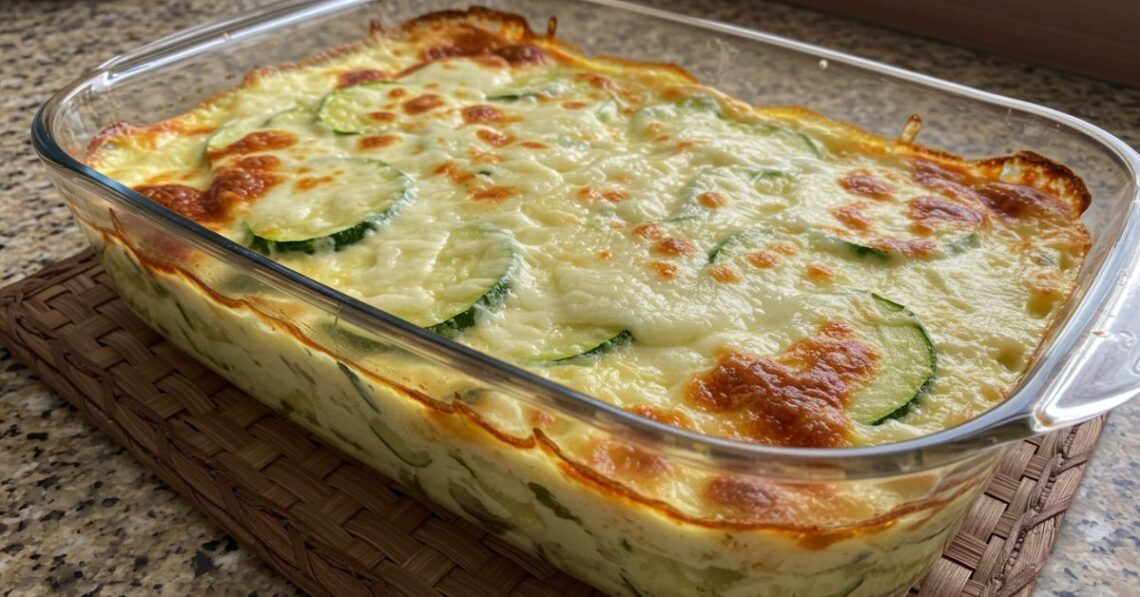 Receita simples de torta cremosa de abobrinha com muito sabor