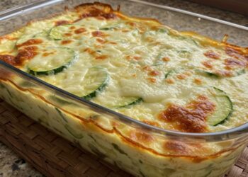 Receita simples de torta cremosa de abobrinha com muito sabor