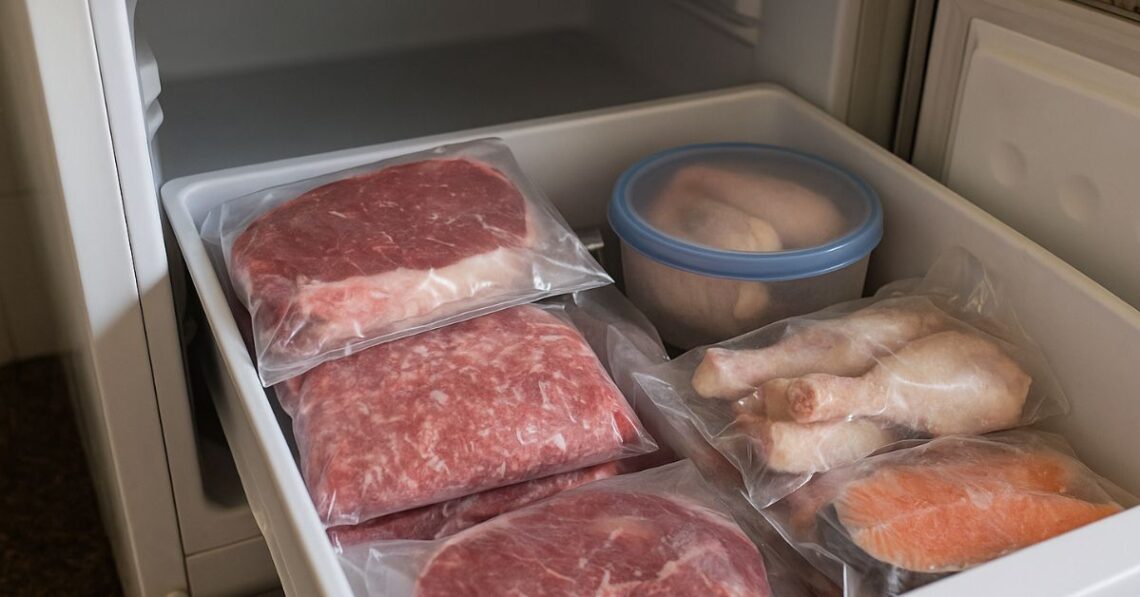 Qual o tempo máximo para manter carne no freezer?