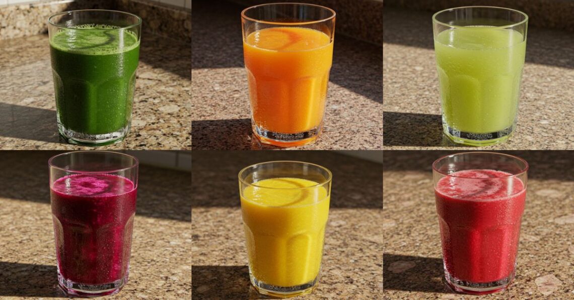 6 sucos funcionais para uma vida mais leve e saudável