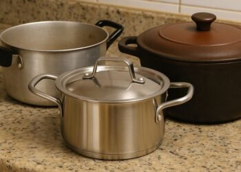 Qual a diferença entre panela de inox, alumínio e ferro?