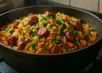 Arroz pega marido que está bombando na internet: fácil e delicioso!