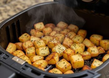 Batata crocante na air fryer: simples, douradinha e deliciosa