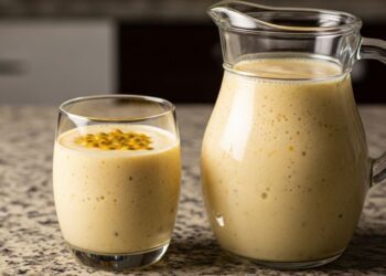 Batida de maracujá cremosa: refrescante, doce e fácil de preparar