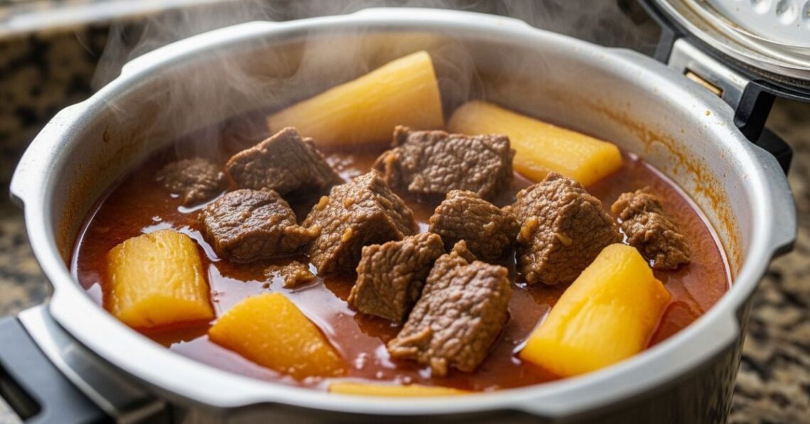 Carne de panela com mandioca: sabor de comida caseira em poucos passos