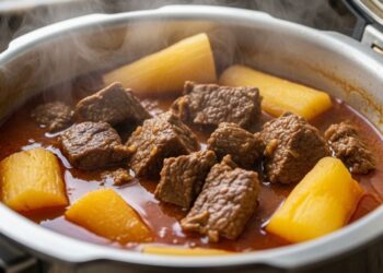 Carne de panela com mandioca: sabor de comida caseira em poucos passos