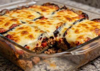 Receita de lasanha de berinjela fácil, leve e deliciosa