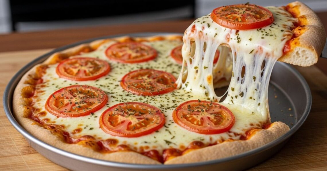 Pizza de liquidificador com fermento biológico: massa fofinha sem sovar!