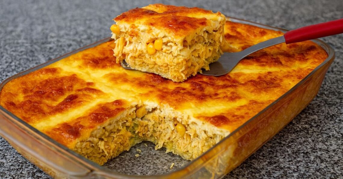 Torta de frango sem farinha: prática e muito saborosa