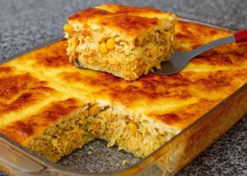 Torta de frango sem farinha: prática e muito saborosa