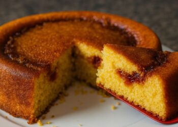 Faça hoje mesmo este bolo de flocão com goiabada delicioso