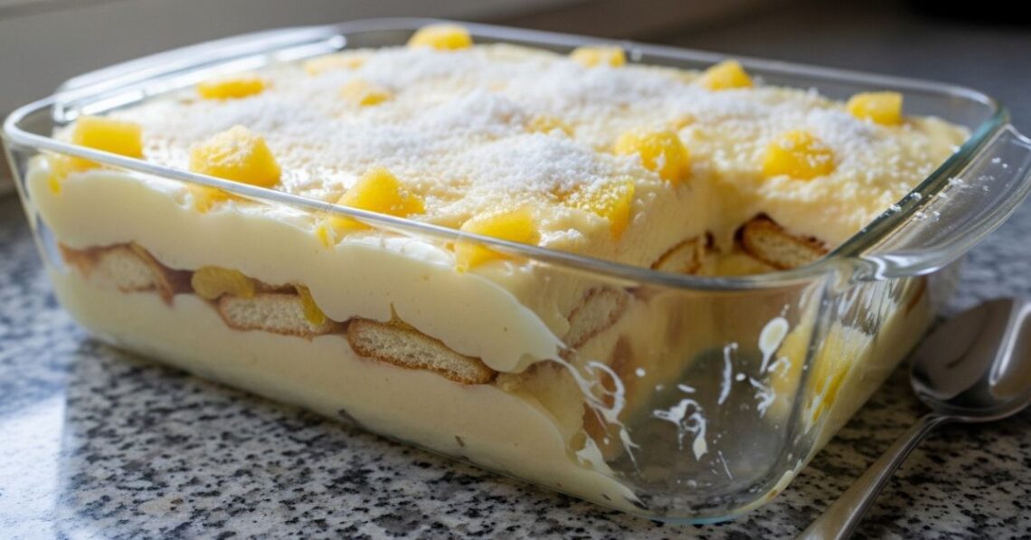 Como fazer pavê de abacaxi facil e delicioso