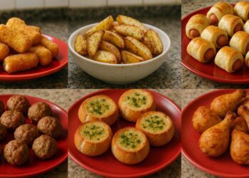 6 Petiscos Prontos em Minutos na Air Fryer