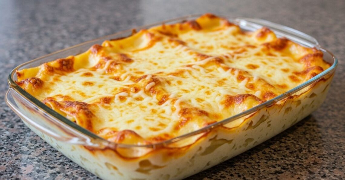 Lasanha de queijo com molho branco: a combinação perfeita