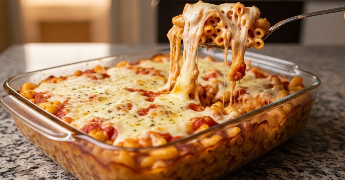 Macarrão de forno simples e rápido que fica super cremoso