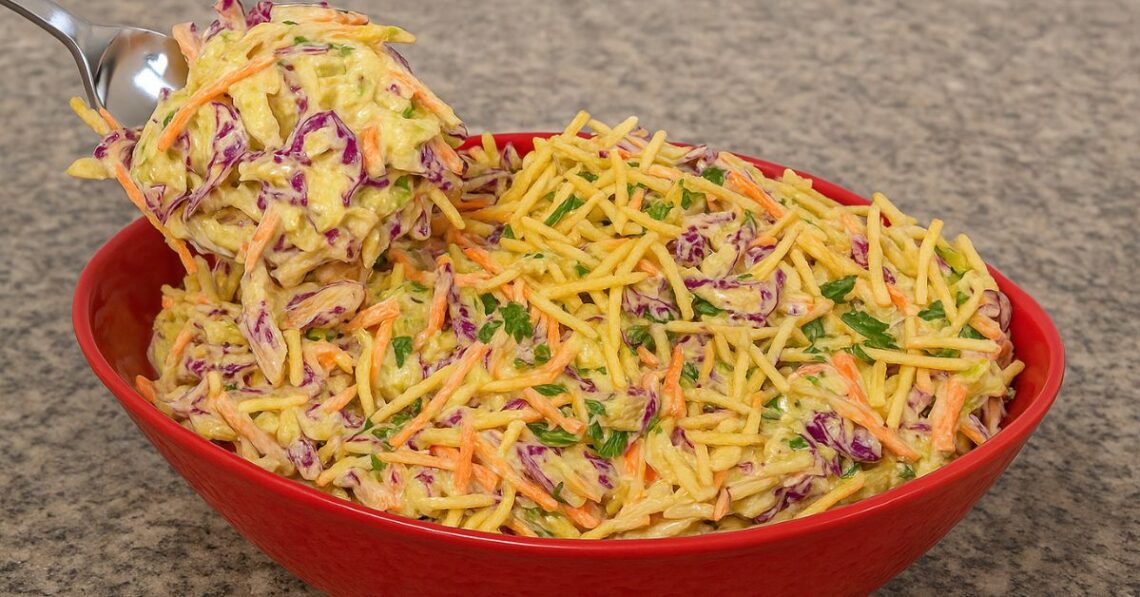 Salada crocante colorida: rápida e irresistível