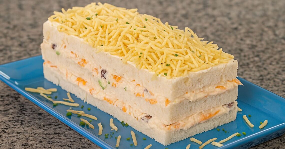 Torta fria de salpicão: receita cremosa e irresistível para qualquer ocasião