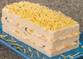 Torta fria de salpicão: receita cremosa e irresistível para qualquer ocasião