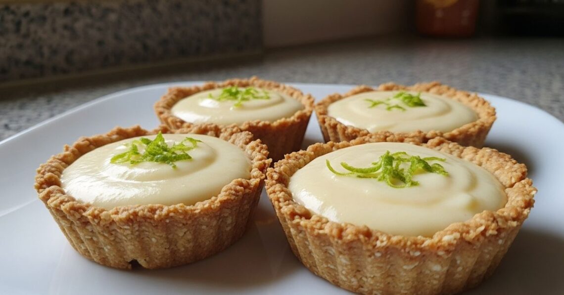 Receita de tortinha de limão saudável para comer sem culpa