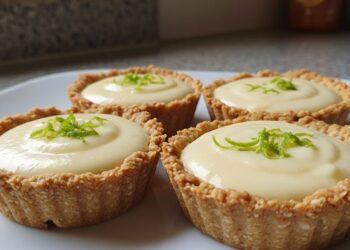 Receita de tortinha de limão saudável para comer sem culpa